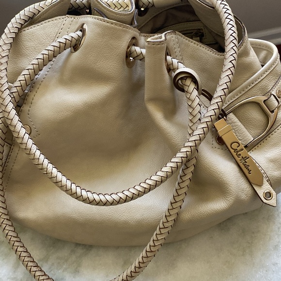 Cole Haan women’s leather ivory shoulder bag - Picture 2 of 10